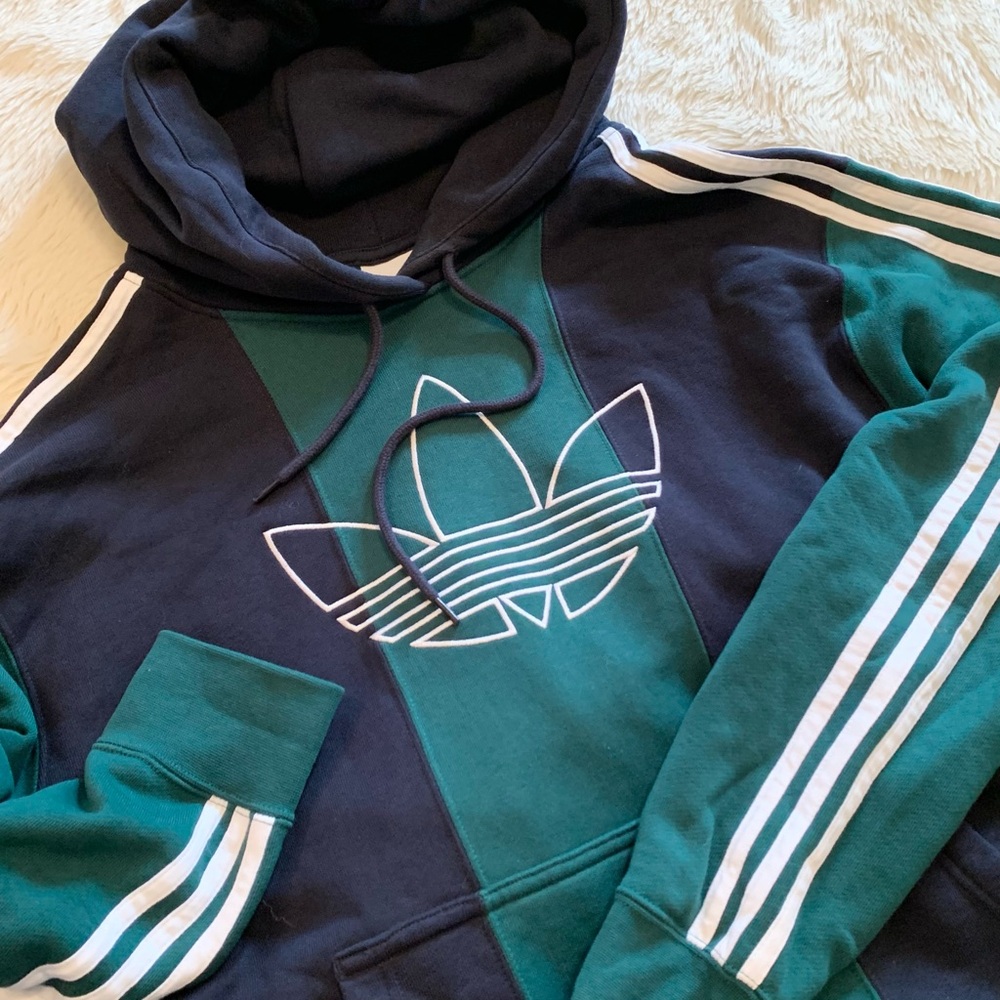 Adidas Trefoil Color Block Hoodie